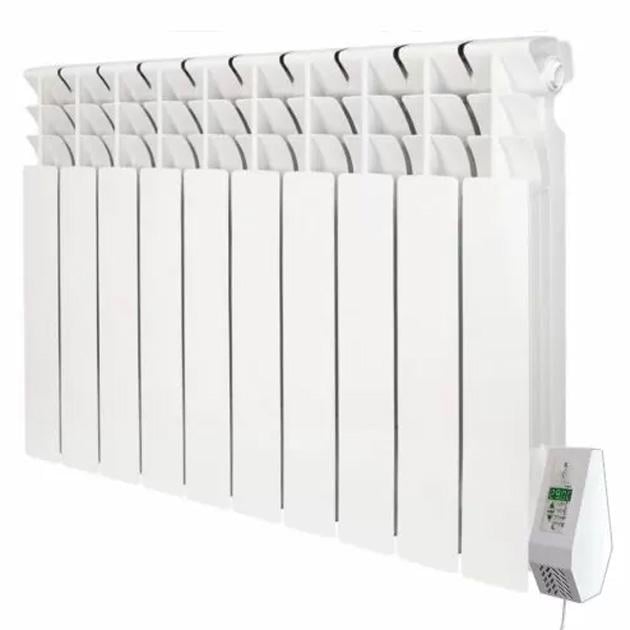 Електрорадіатор настінний ECOTEPLO з терморегулятором 10 секцій 20 м2 910 Вт (29694377)