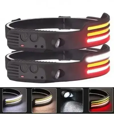 Фонарь налобный COBA CB-689-3 с сенсором движения (CB-689-3) - фото 2 Фонарь налобный COBA CB-689-3 с сенсором движения (CB-689-3) - фото 2