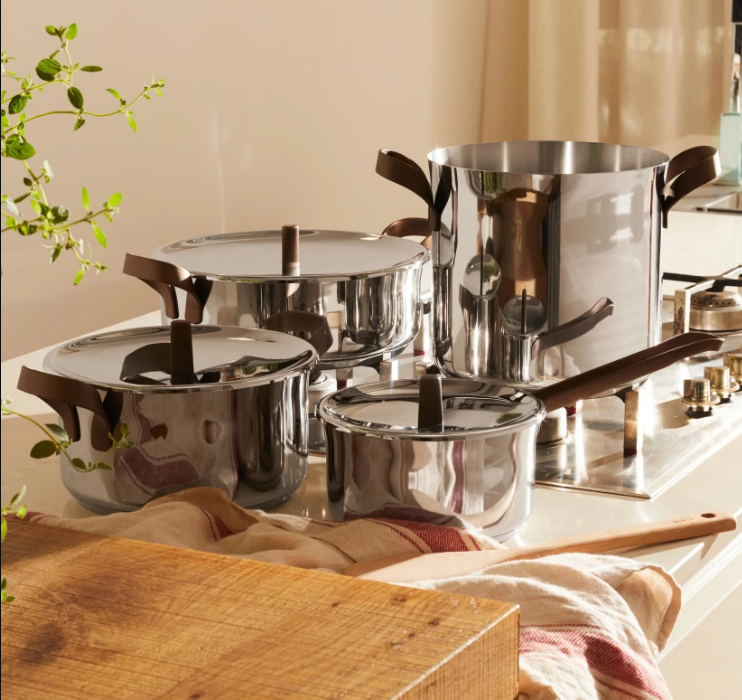 Набор кастрюль Alessi Edo 7 предметов (PU100S7) - фото 2 Набор кастрюль Alessi Edo 7 предметов (PU100S7) - фото 2