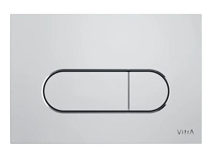 Інсталяція VitrA з хромованою панеллю та підвісним унітазом Integra Rim з сидінням Soft Close (88-9856B003-7208) - фото 2