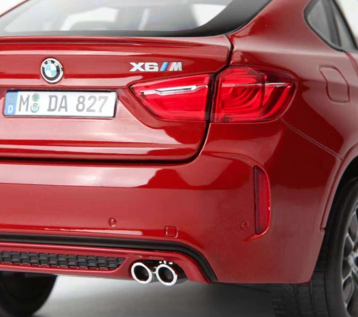 Модель автомобиля Norev 1:18 BMW X6M F86 Red (183242) - фото 3 Модель автомобиля Norev 1:18 BMW X6M F86 Red (183242) - фото 3