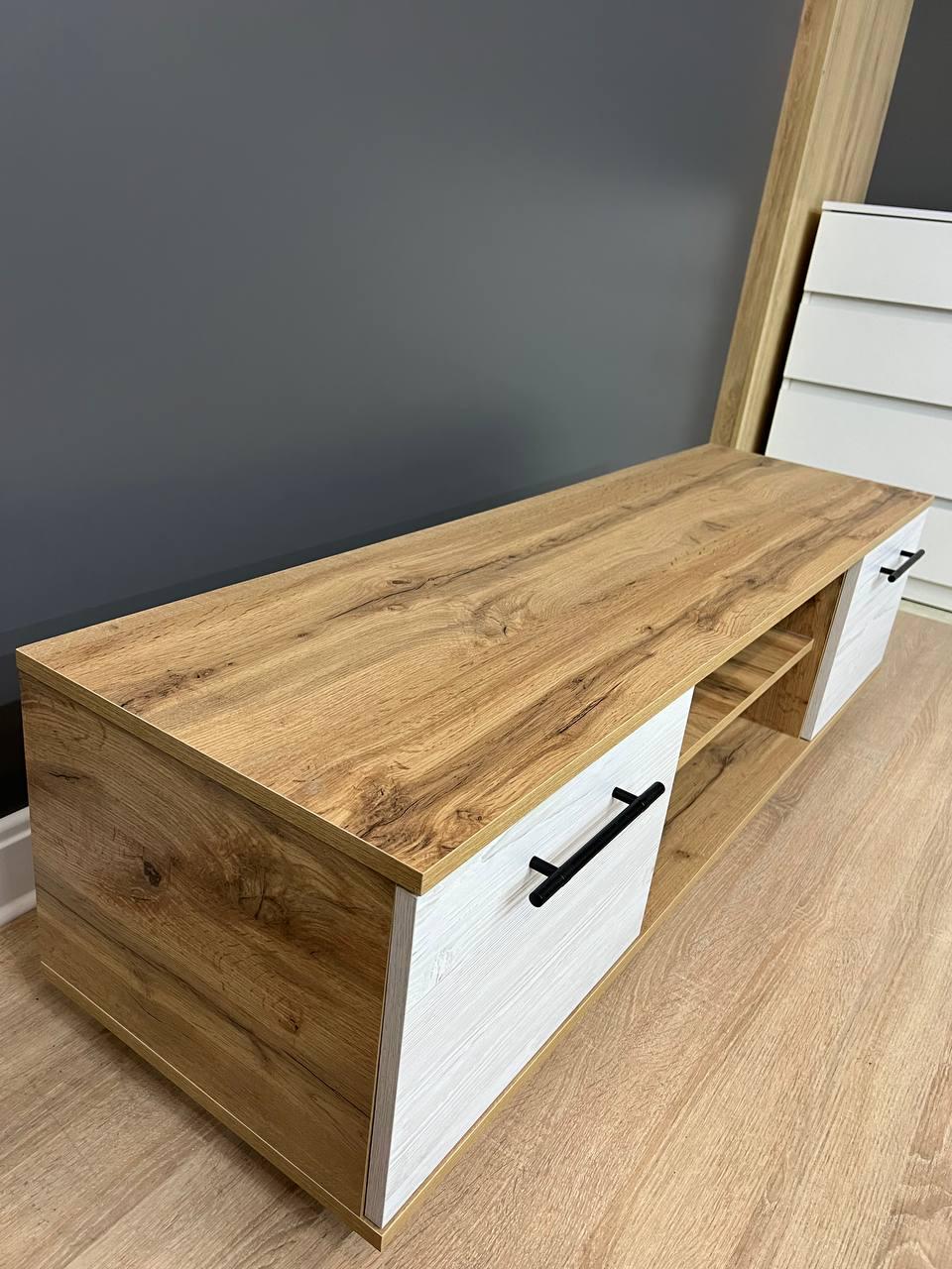 Тумба под телевизор Smart 1390х400х380 мм Дуб Аппалачи/Аляска - фото 11 Тумба под телевизор Smart 1390х400х380 мм Дуб Аппалачи/Аляска - фото 11