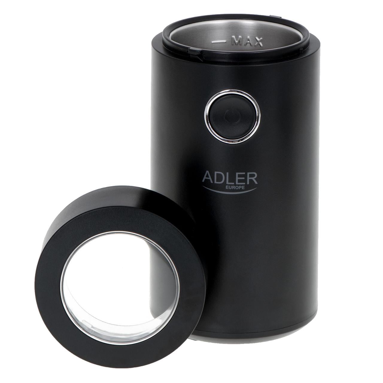 Кофемолка электрическая Adler AD 4446 BS 150 Вт контейнер 75 г защитный замок (4446)