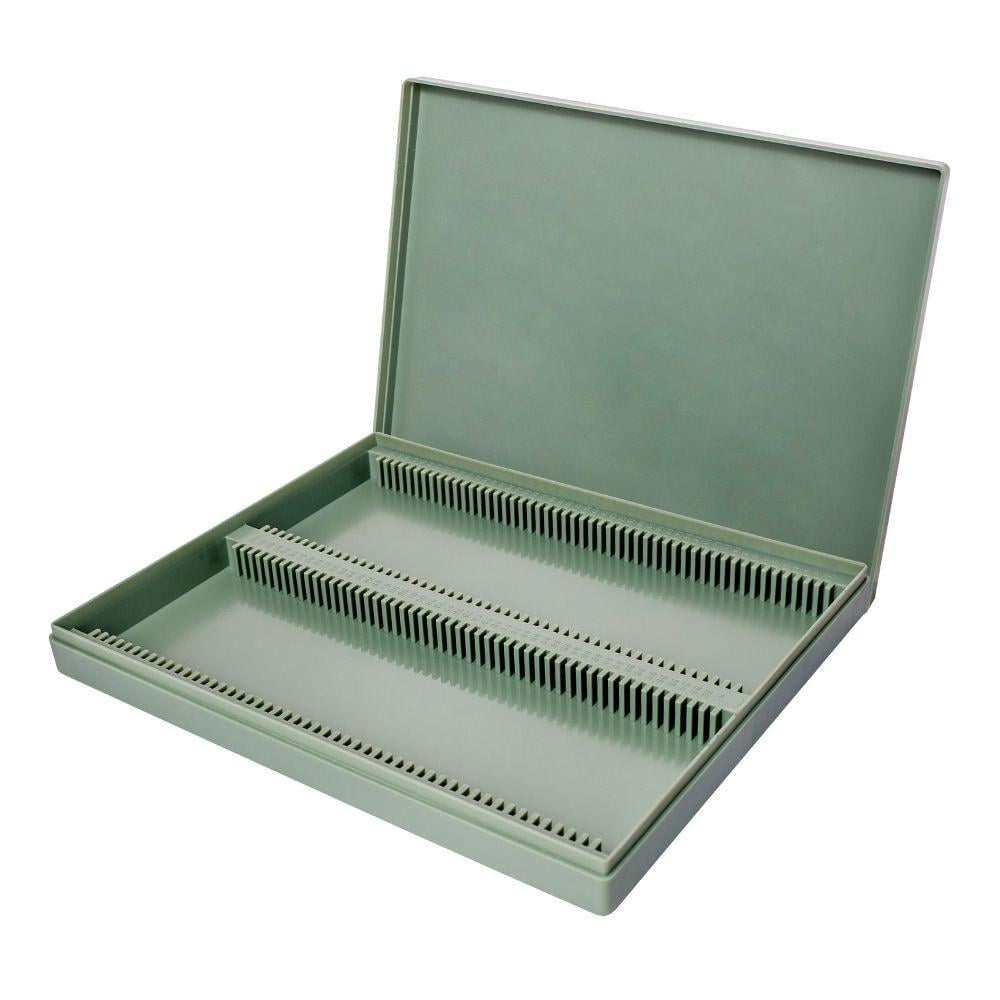 Бокс для предметного стекла Ridni из пластика 100 шт. (12431)