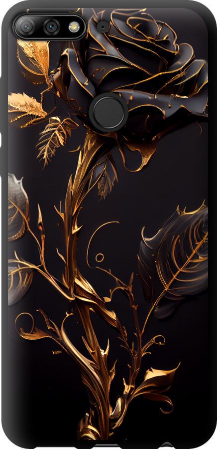 Чехол на Huawei Y7 Prime 2018 Роза 3 (5552b-1509-42517)