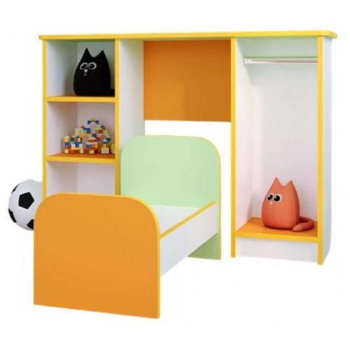 Игровая мебель для детского сада Спальня Orange/Green Water - фото 5