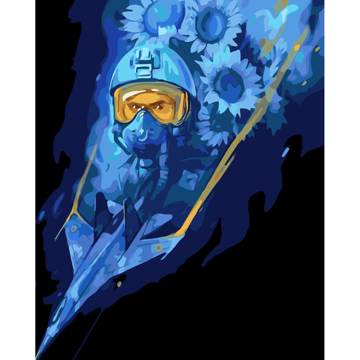 Картина по номерам Strateg Премиум Лютые украинские привидения 30x40 см (SS-6573)