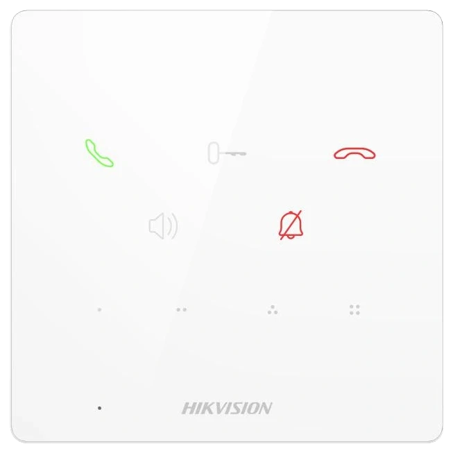 Аудіодомофон IP мережевий POE Hikvision DS-KH6000-E1White (2863455546)