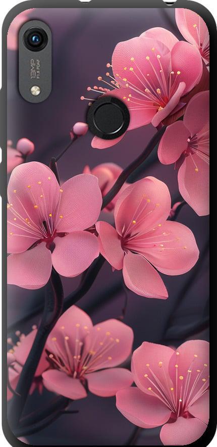 Чехол на Huawei Honor 8A Пурпурная сакура (6075b-1635-42517)
