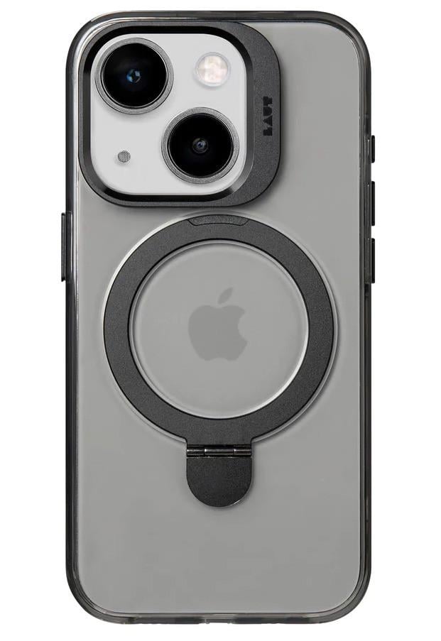 Чехол накладка Laut REVIVE PROP case with MagSafe for iPhone 15 Black Crystal (L_IP23A_RE_UB)