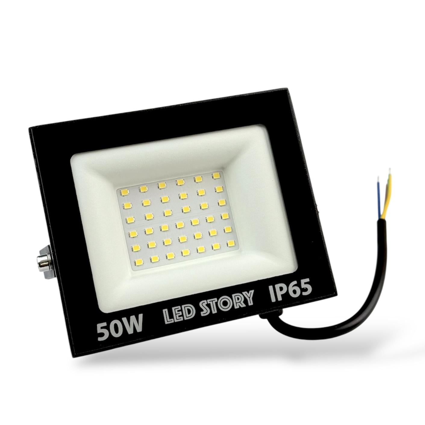 LED-прожектор Led-Story Standart 50 Вт 4250 Лм IP65 SMD 220V 6500К Холодный белый (38764878)