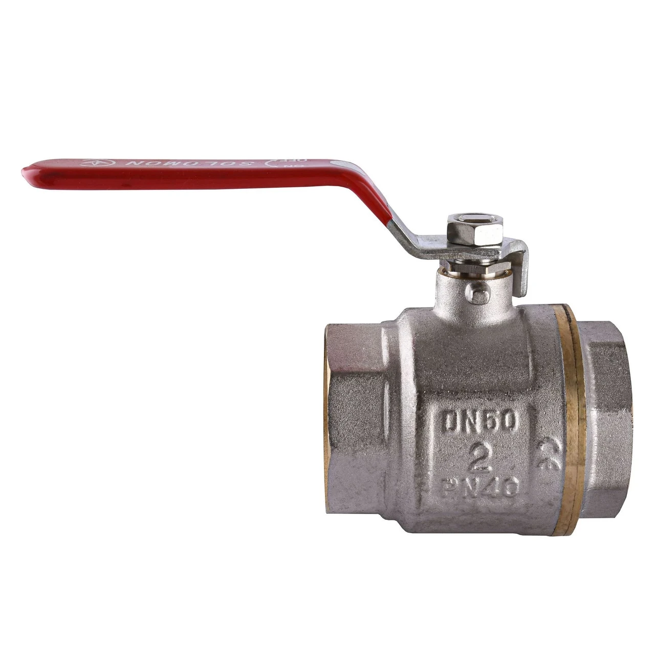 Кран шаровой прямой Solomon 2" ВВ КР PN40 В1001 (1200000332) - фото 2