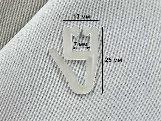 Гачки для штор Quadrum для алюмінієвих карнизів 200 шт. - фото 2