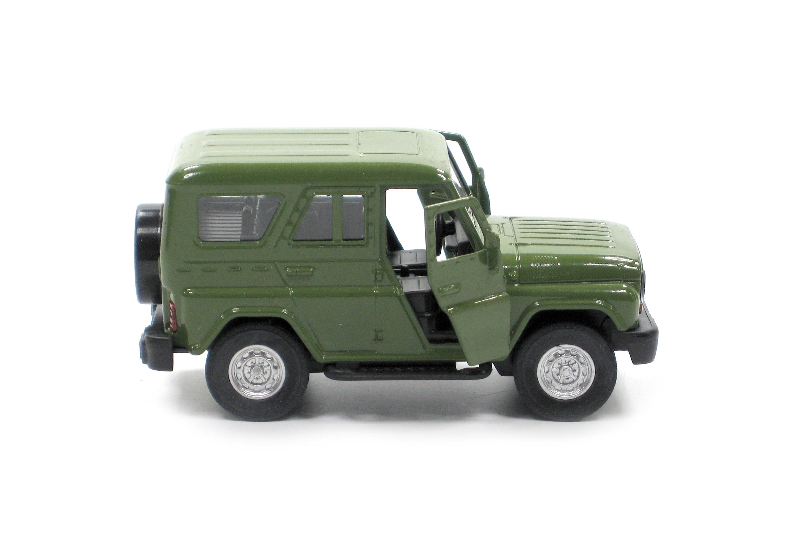 Модель металлическая Автопром УАЗ Hunter 1:32-36 (3277 Green) - фото 5