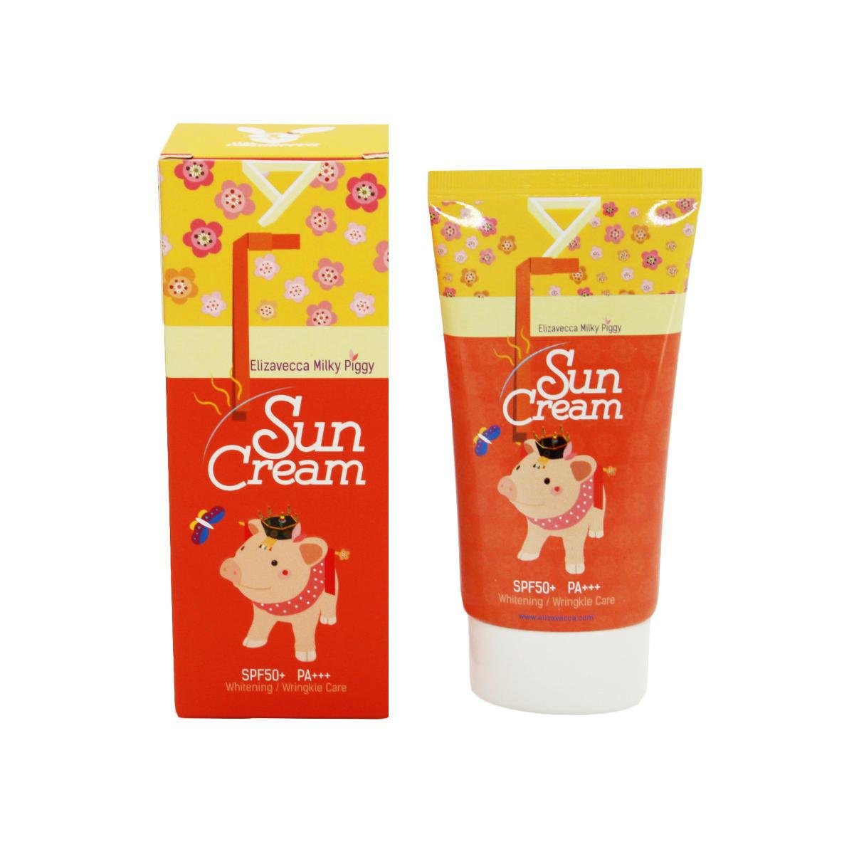 Солнцезащитный крем для лица Elizavecca Milky Piggy Sun Cream Spf 50+ 50 мл
