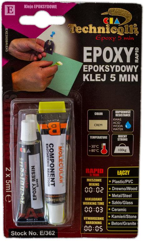 Клей епоксидний універсальний Technicqll у тюбику 5 мл по 2 шт. (000032461) Клей епоксидний універсальний Technicqll у тюбику 5 мл по 2 шт. (000032461)