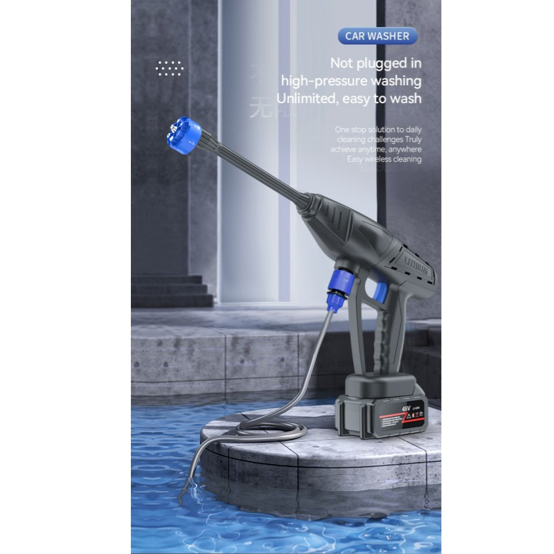 Мийка високого тиску з поливанням MD-11 6 режимів з 2 акумуляторами (25880137) - фото 6