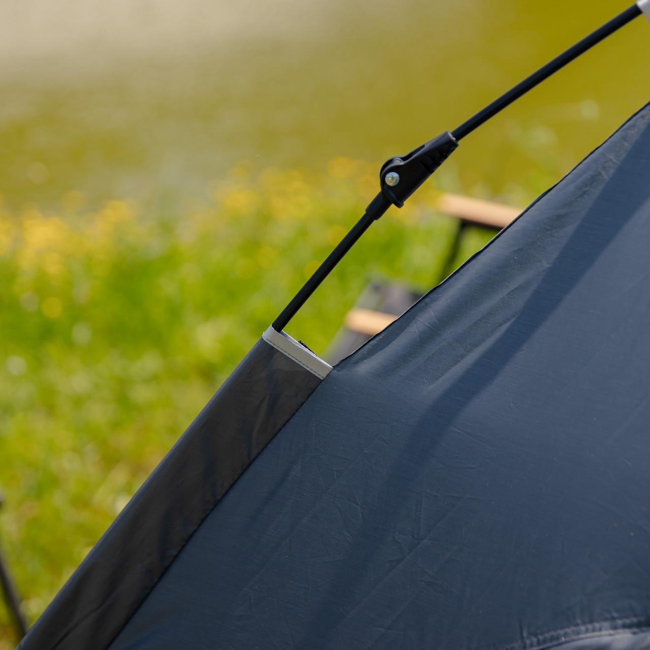 Намет кемпінговий LU-019G автоматичний для риболовлі/походу туристичний 2x2 м Сірий (7460) - фото 10 Намет кемпінговий LU-019G автоматичний для риболовлі/походу туристичний 2x2 м Сірий (7460) - фото 10