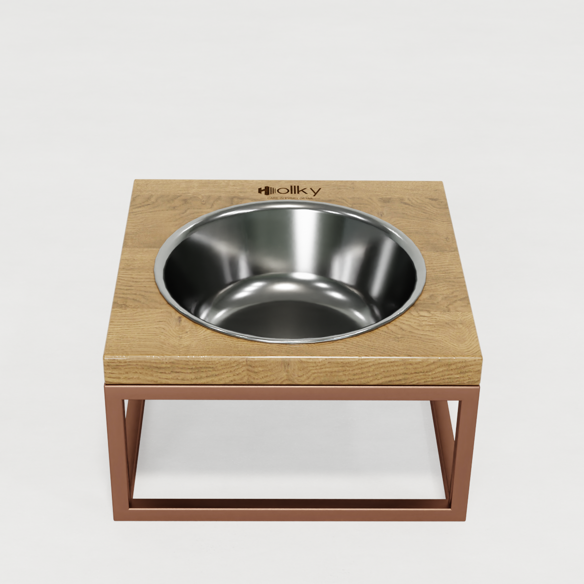 Миска на подставке для кошек и средних собак Hollky Base Solo M 0,8 л (M-212110-GLNT) - фото 4 Миска на подставке для кошек и средних собак Hollky Base Solo M 0,8 л (M-212110-GLNT) - фото 4