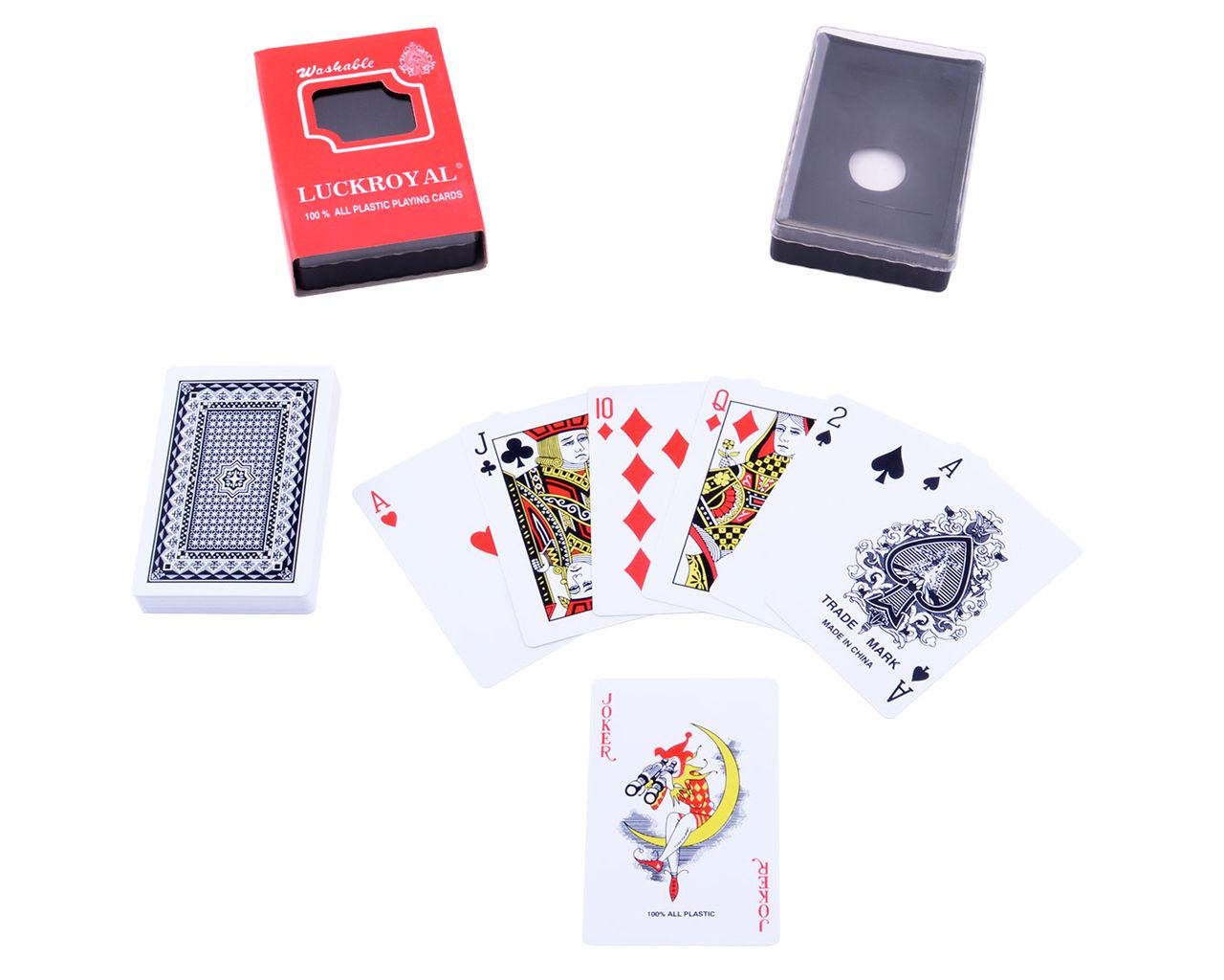 Игральные карты Poker Games колода 54 шт Black