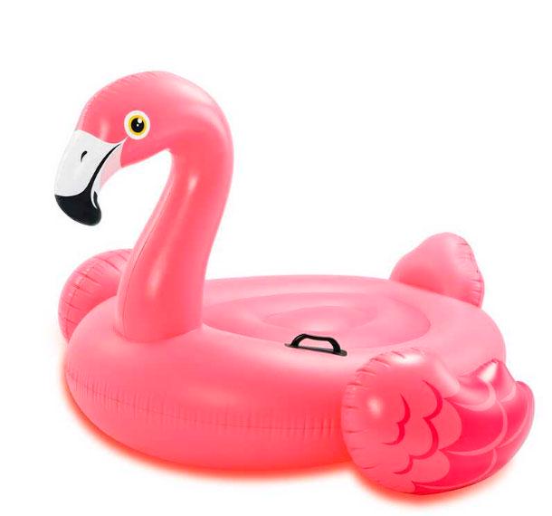 Надувной матрас для плавания Intex 57558 Фламинго одноместный (14873607)