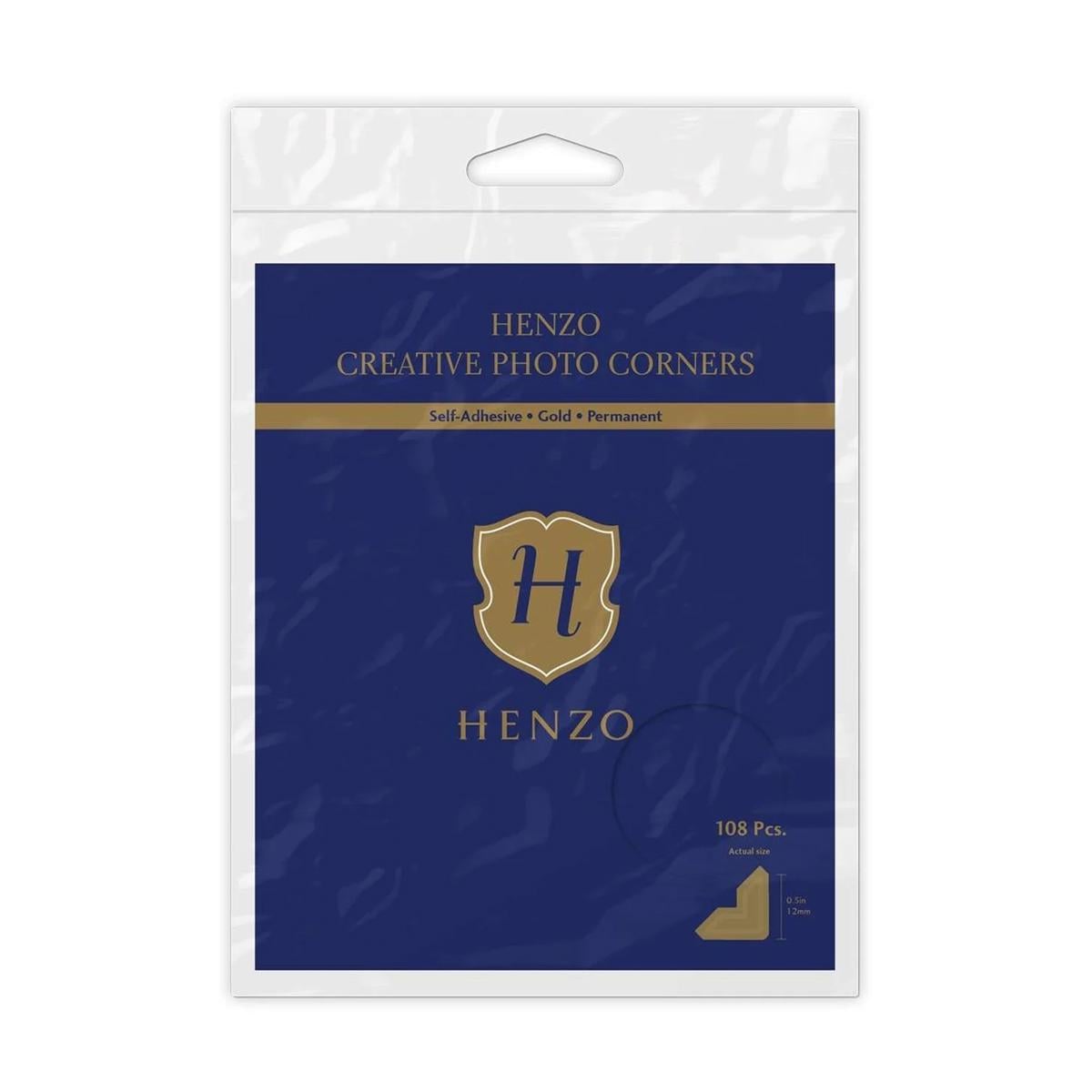 Фотоуголки Henzo Colourful Gold 108 шт.