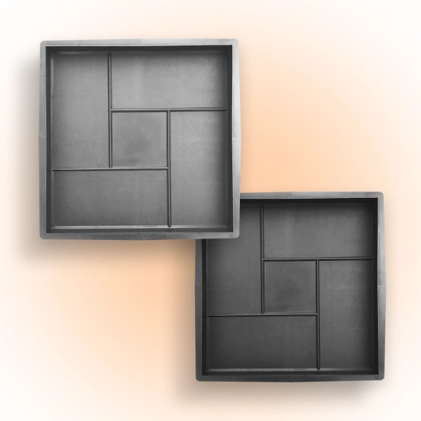 Форми для тротуарної плитки Верес-2007 Лабіринт 300х300 мм 2 шт. (1010802-3146) - фото 1 Форми для тротуарної плитки Верес-2007 Лабіринт 300х300 мм 2 шт. (1010802-3146) - фото 1