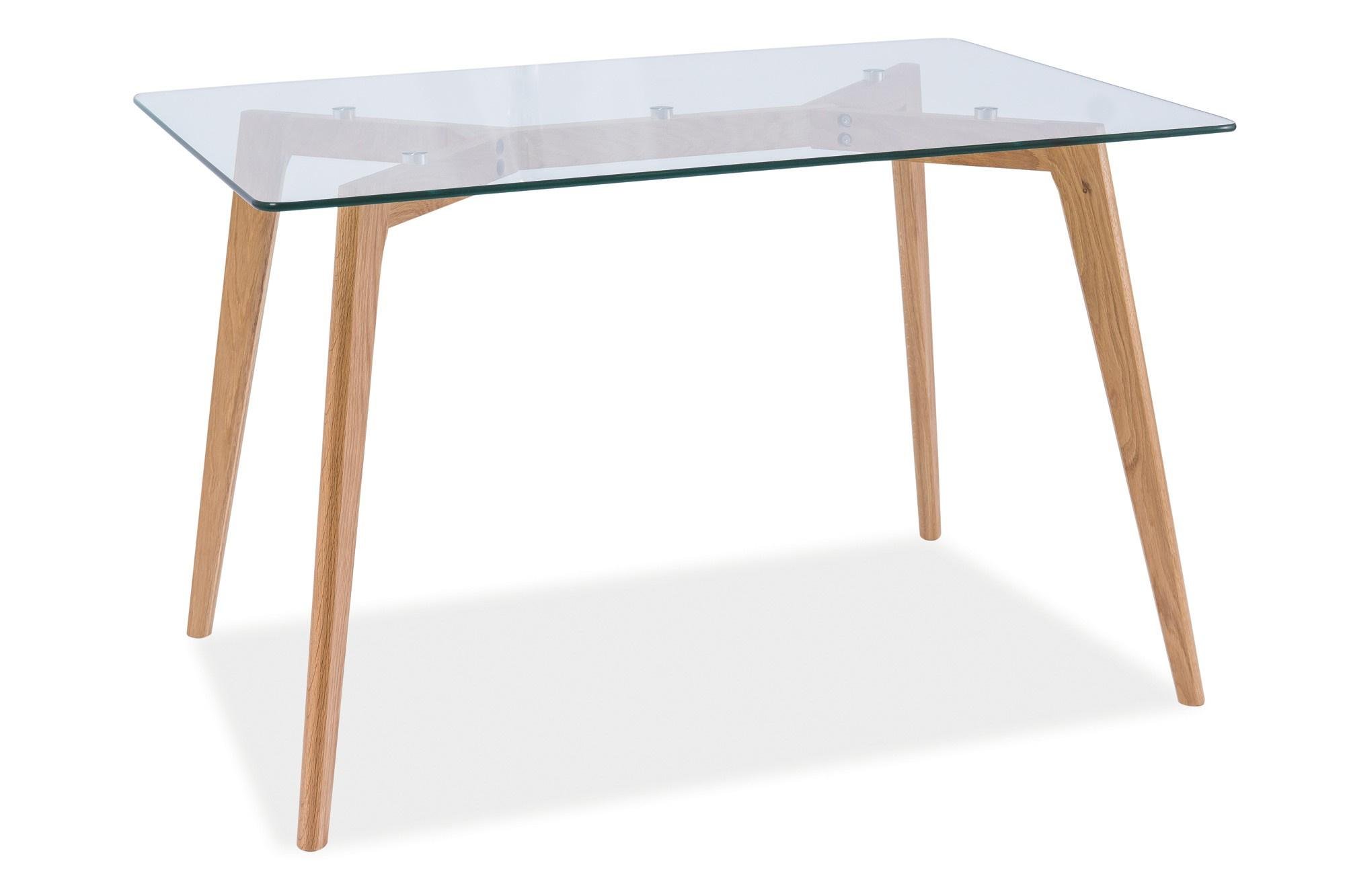 Стіл обідній Signal Oslo 120х80 Прозорий