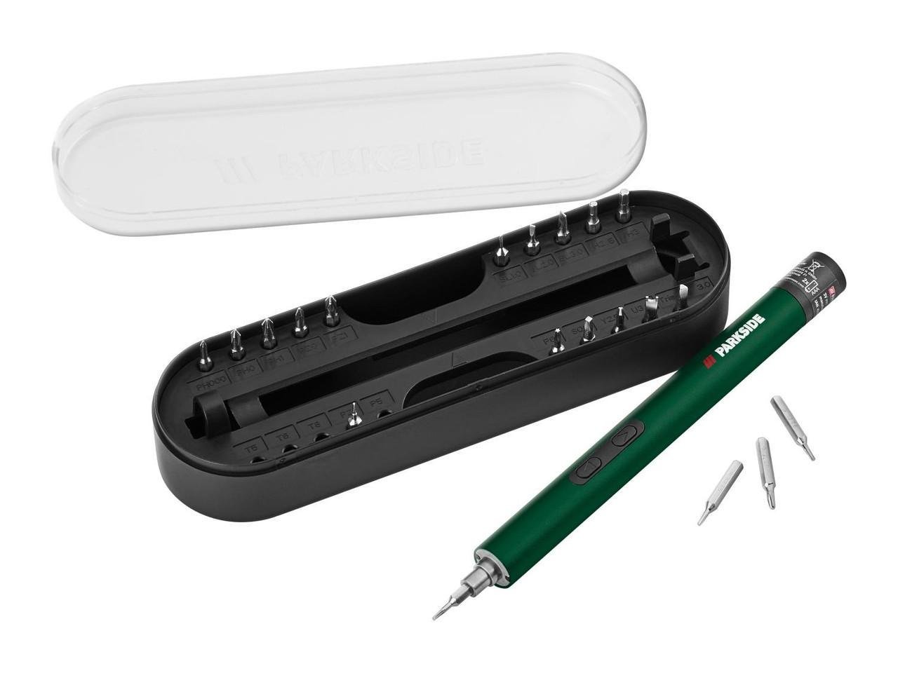 Викрутка електрична прецизійна PARKSIDE PEPS 3 A1 160 об/хв/20 біт/LED-підсвітка (PEPS 3 A1)