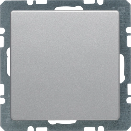 Заглушка Berker Q.1 /Q.3/Q.7 без цоколя Алюминий (10096084)