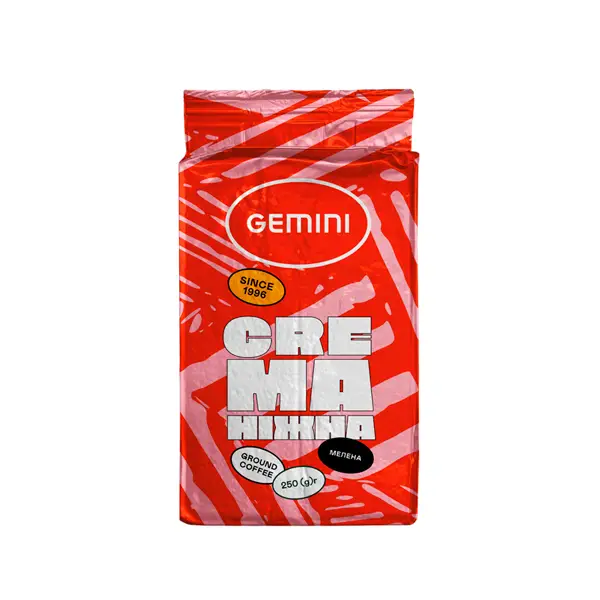 Кофе Gemini Crema молотый 250 г (279)