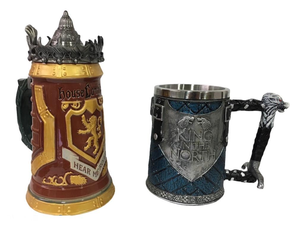 Подарочный набор кружка House Lannister и King In The North 3D Король Севера 650/570 мл Подарочный набор кружка House Lannister и King In The North 3D Король Севера 650/570 мл