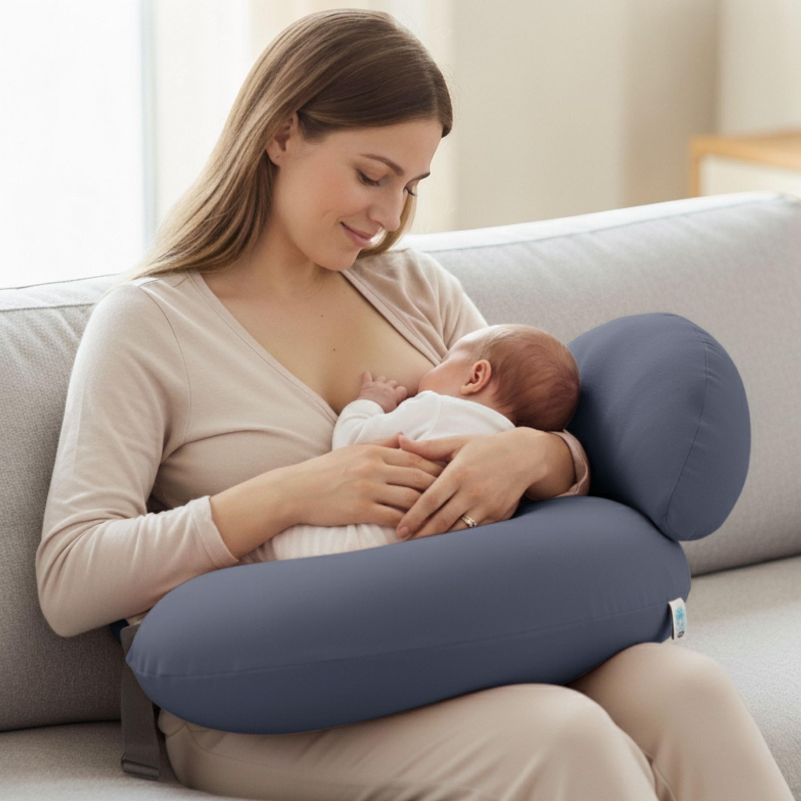 Подушка для годування немовлят Sei Design антиалергенна 60х70х16 см Темно-сірий (8-36177*004)