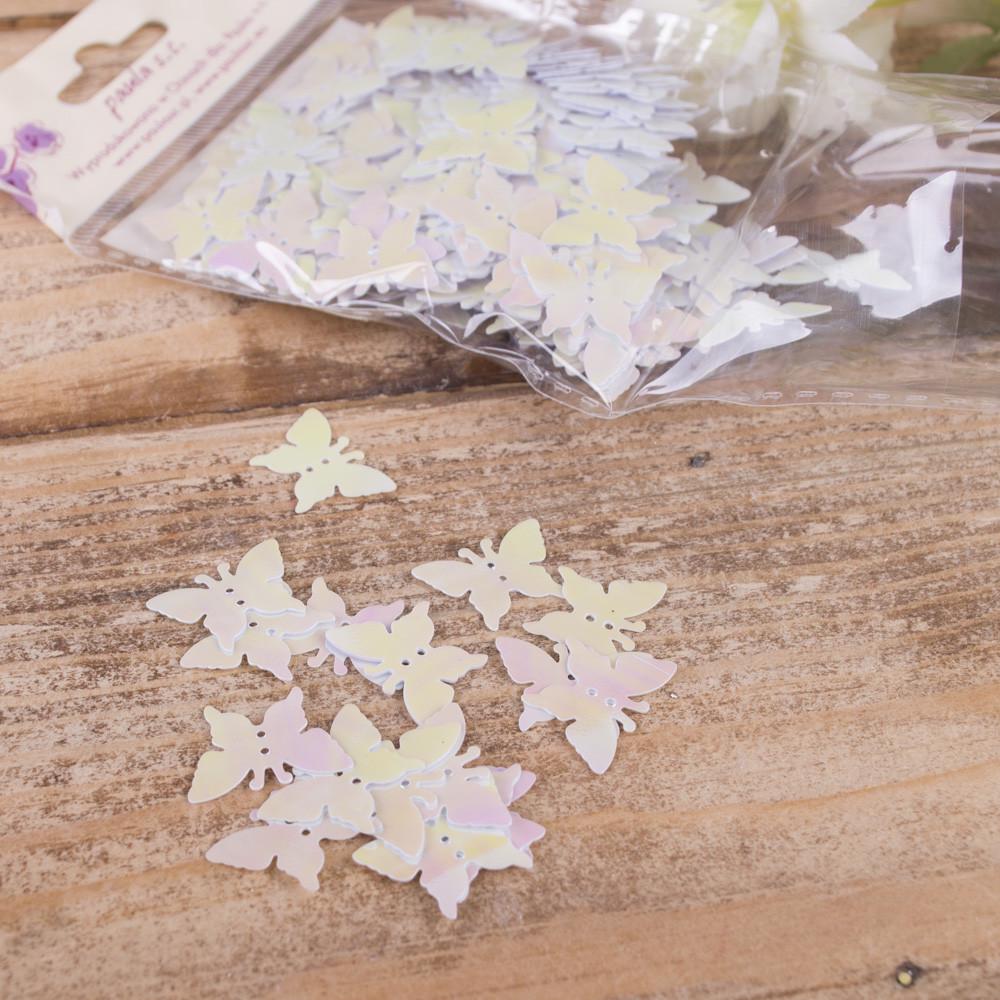 Пайетки Бабочки Перламутровый (3971-5)