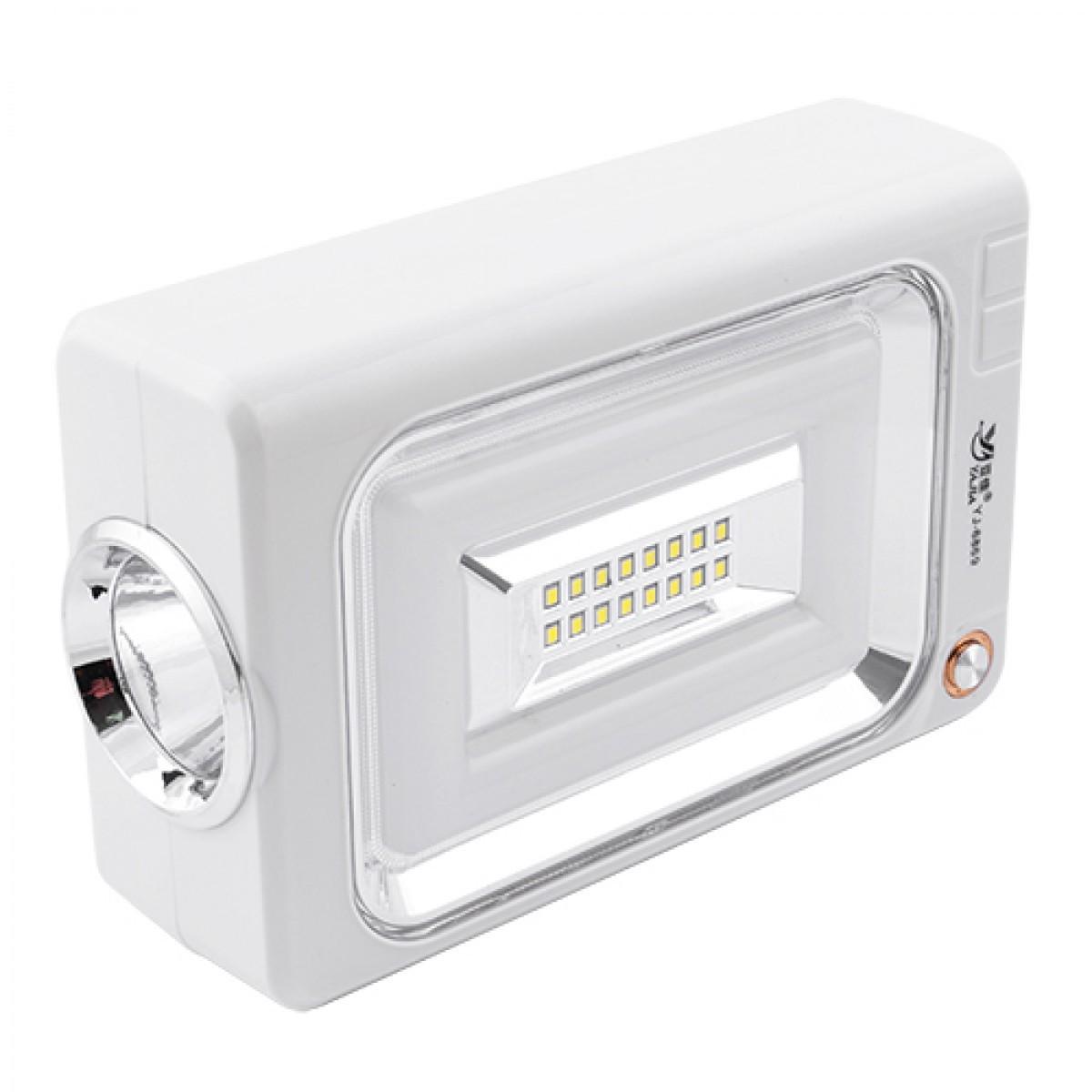 Фонарь ручной аккумуляторный 6869 16SMD/30SMD powerbank White (569371)