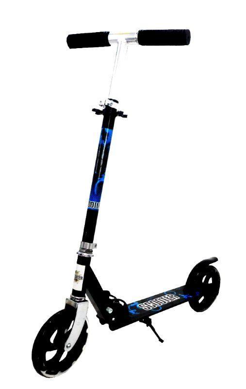 Самокат Scale Sports Scooter City 460 USA Черный - фото 2