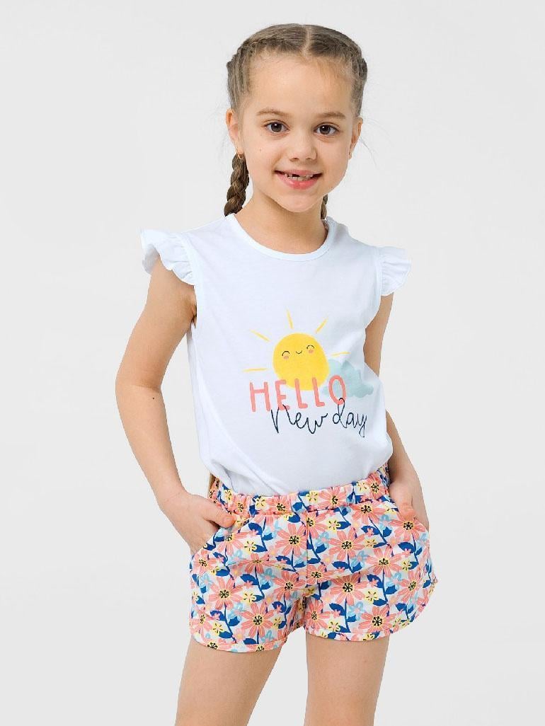 Шорты Smil Цветы 86 см Персиковый (112342)