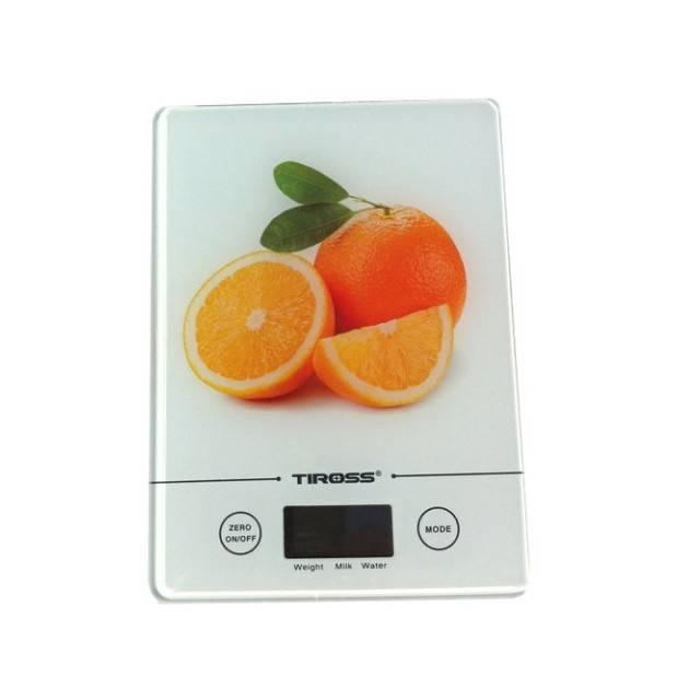 Ваги кухонні Tiross TS 1301 Orange (03306) Ваги кухонні Tiross TS 1301 Orange (03306)