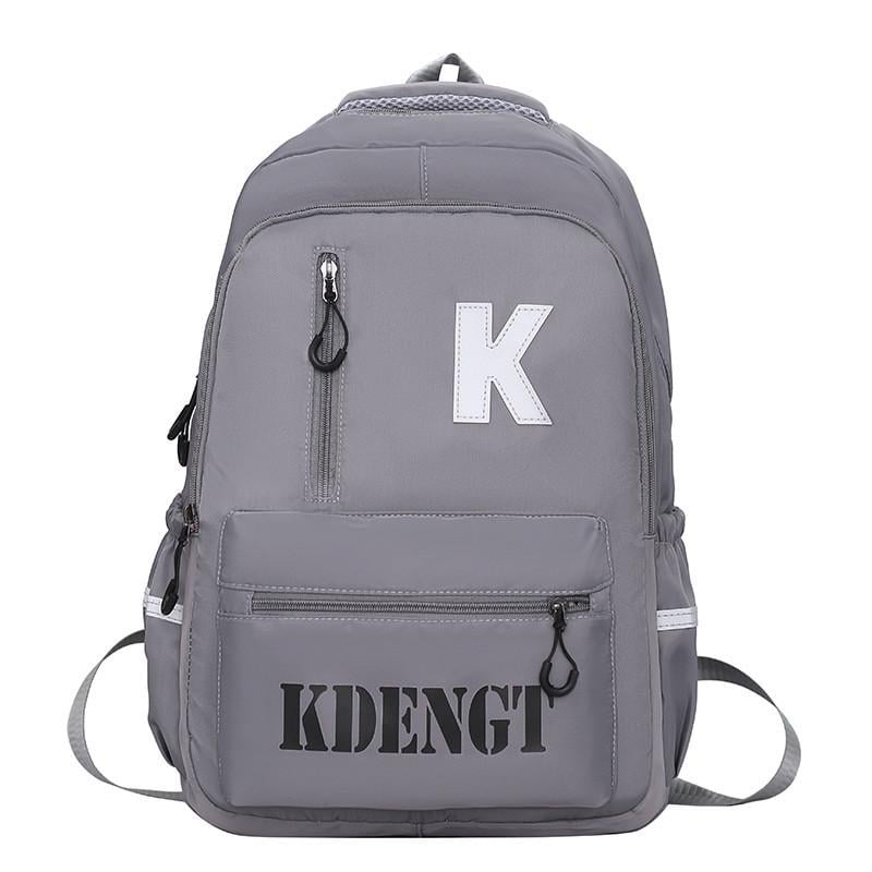 Шкільний рюкзак для ноутбука Lesko 5504 підлітковий/водонепроникний/2 відділення 14" 20-35 л Gray (25713957) Шкільний рюкзак для ноутбука Lesko 5504 підлітковий/водонепроникний/2 відділення 14" 20-35 л Gray (25713957)