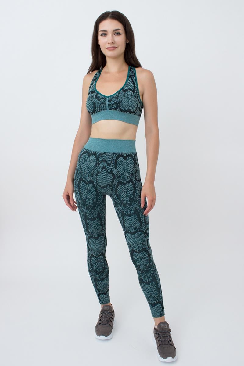 Леггинсы женские Giulia LEGGINGS ANIMAL MELANGE 02 с анималистическим принтом S/M Blue (4823116900783) - фото 3 Леггинсы женские Giulia LEGGINGS ANIMAL MELANGE 02 с анималистическим принтом S/M Blue (4823116900783) - фото 3