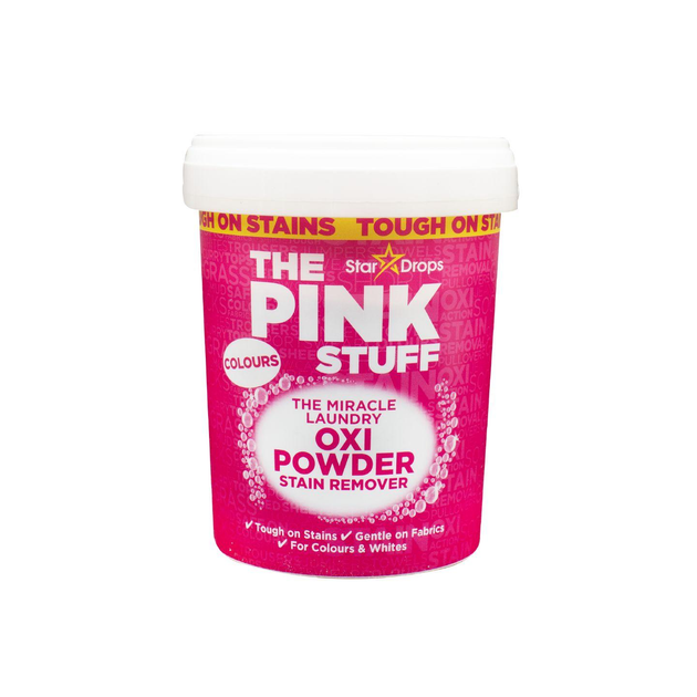 Плямовивідник для кольорових тканин The Pink Stuff Oxi Powder Stain Remover Colour кисневий 1 кг