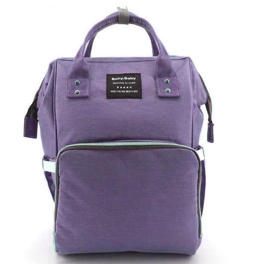 Сумка-рюкзак для мам Baby Bag 5505 Фиолетовый (985985805)