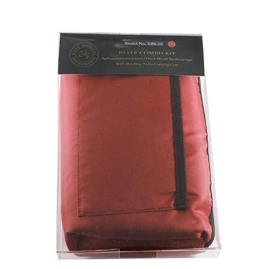 Тонометр механический EMI Burgundy стетоскоп и анероидный сфигмоманометр - фото 3