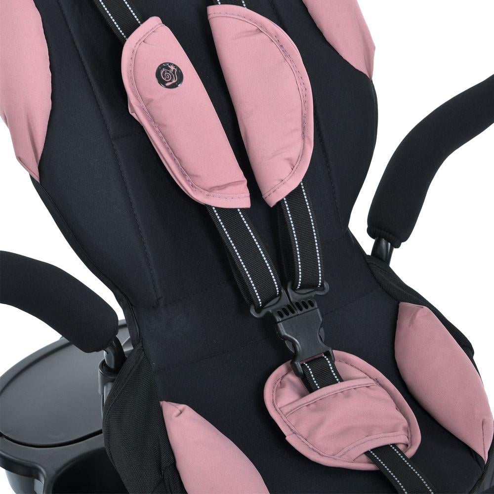 Велосипед триколісний Turbo Trike MT 1001-1 з батьківською ручкою і поворотним сидінням Рожевий - фото 16