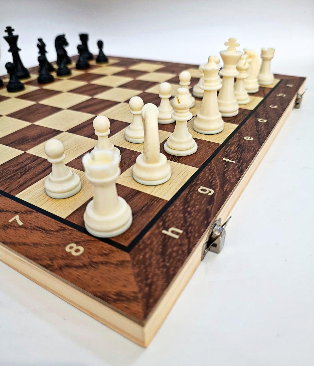 Шахматы деревянные настольные 20х40х4 см - фото 5 Шахматы деревянные настольные 20х40х4 см - фото 5