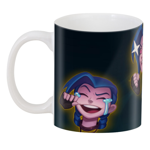 Чашка GeekLand League of Legends эмоции Джинкс 330 мл (02.09.461)