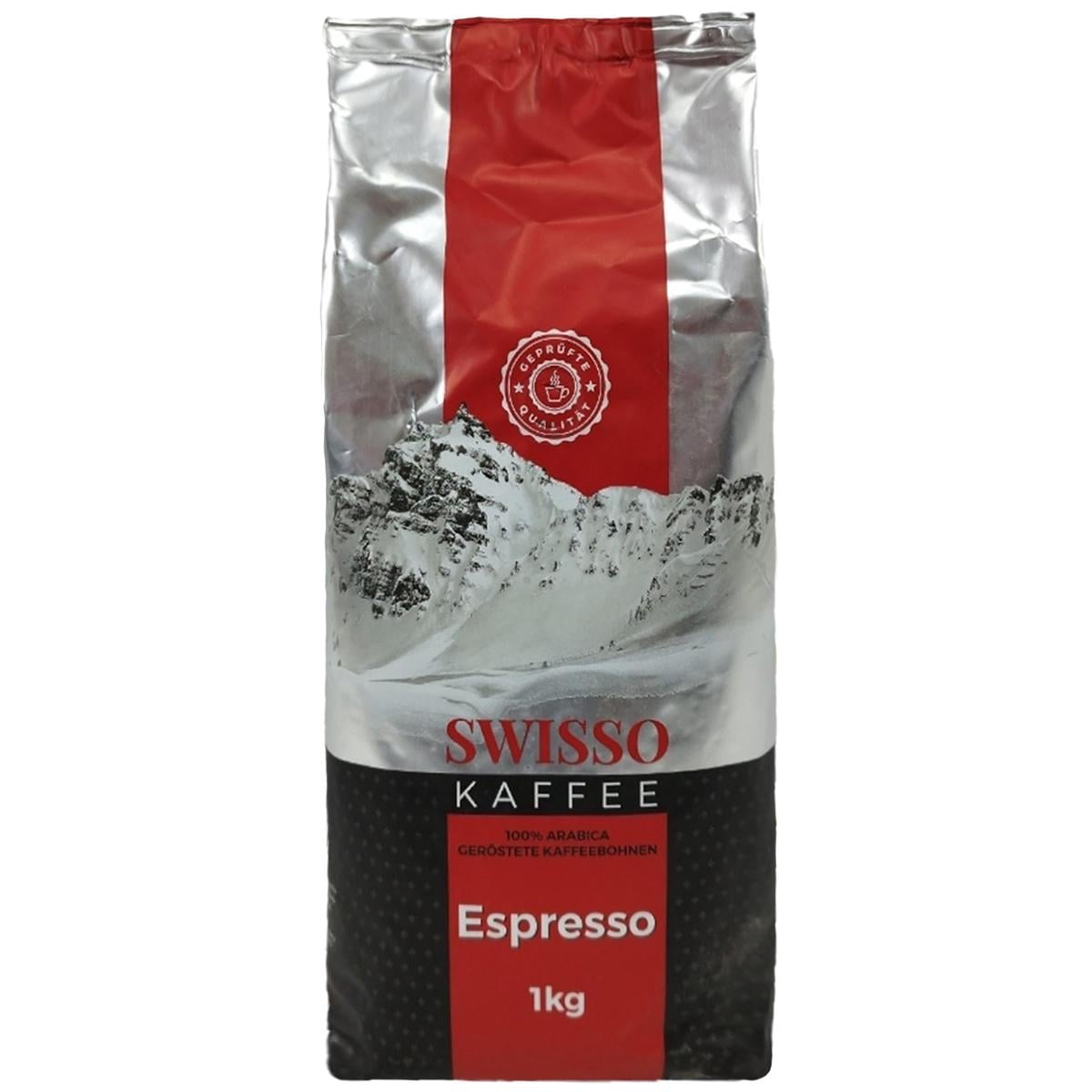 Кофе зерновой SWISSO KAFFEE ESPRESSO 1 кг