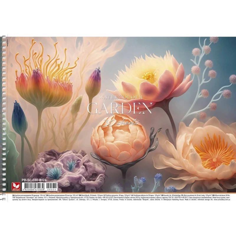 Альбом для малювання Школярик PB-SC-030-8024-1 спіраль 30 арк. (RLT42734)