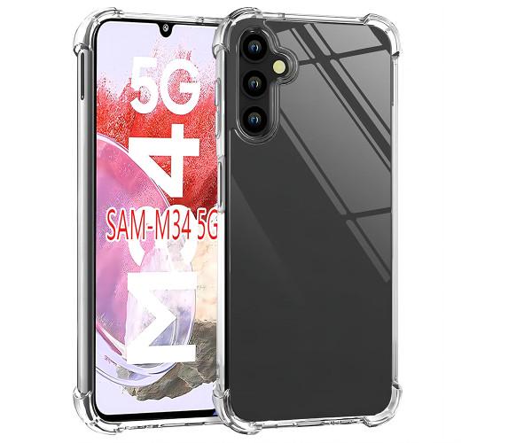 Прозрачный силиконовый чехол для Samsung Galaxy M14, Transparent