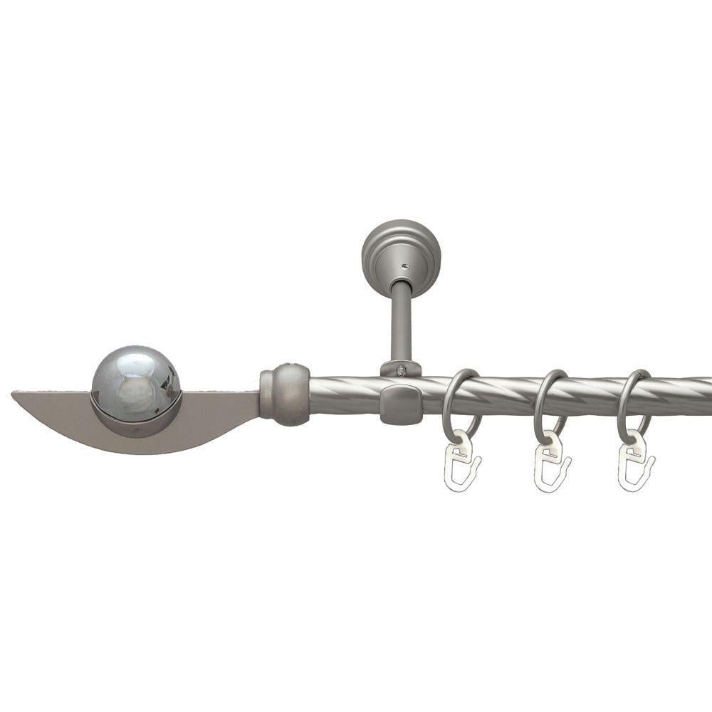 Карниз Orvit Фламинго однорядный скрученный 16 мм 200 см Сатин (00-00022798)